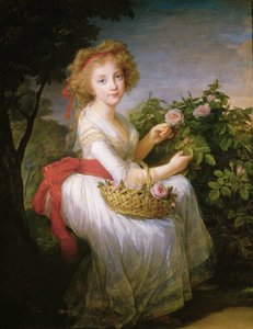 Princesa María Cristina de Nápoles y Sicilia 1779-1849, c. 1790 de Elisabeth Louise Vigee Lebrun