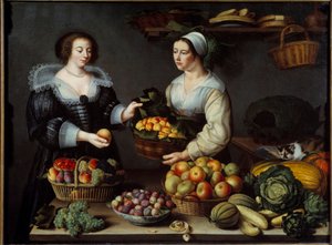 La vendedora de frutas y verduras de Louise Moillon