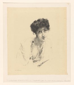 Retrato de Laura Theresa Alma-Tadema de Lourens Alma Tadema
