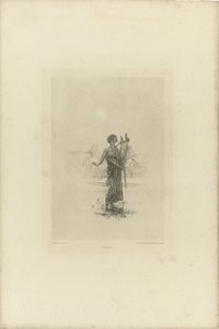 Boceto para el improvisador Croquis (título sobre objeto) de Lourens Alma Tadema
