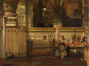 La viuda egipcia de Lourens Alma Tadema