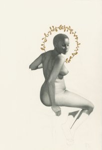 Desnudo sentado con elegancia de Lourens Joubert