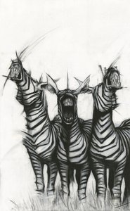 Monstruos cebra gritones de Lourens Joubert