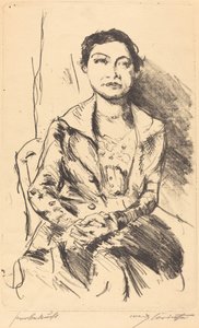 Anneliese Halbe, 1918 de Lovis Corinth
