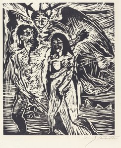 La Expulsión del Paraíso de Lovis Corinth