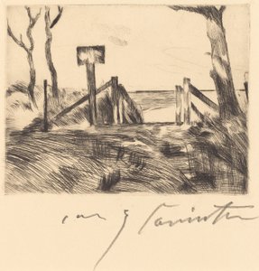 Puente con Cartel, 1916