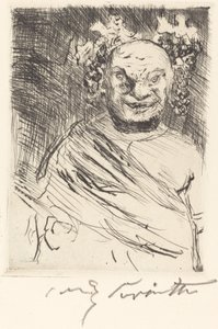 El Banquete de Trimalchio: pl. I de Lovis Corinth