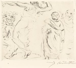 Das Gastmahl des Trimalchio: pl. XI de Lovis Corinth