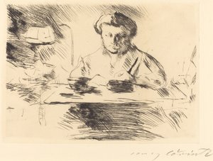 La esposa del artista de Lovis Corinth