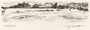 Paisaje con dunas, 1917 de Lovis Corinth
