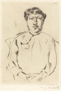 Retrato de una mujer de Lovis Corinth