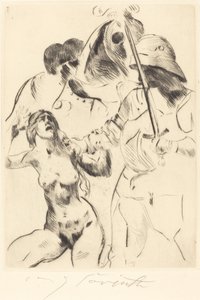 Frauenraub III Abducción III de Lovis Corinth