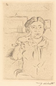 Gattin des Künstlers Esposa del artista, 1909 de Lovis Corinth