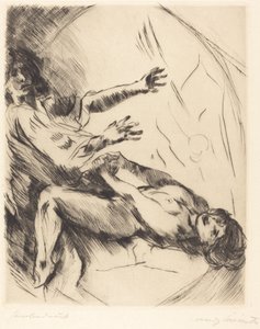 José y la esposa de Potifar I de Lovis Corinth