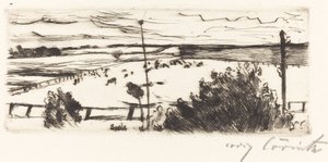 Paisaje marino de Lovis Corinth