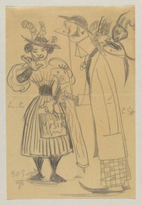 Lovis Corinto y Carl Strathmann de Lovis Corinth