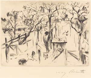 Huerto en Otoño de Lovis Corinth