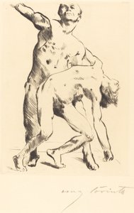 Odiseo y los pretendientes de Lovis Corinth