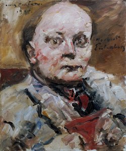 Retrato del poeta Herbert Eulenberg, 1924 de Lovis Corinth
