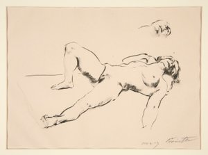 Desnudo reclinado de Lovis Corinth