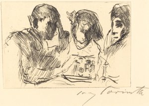Jugadores de Ajedrez de Lovis Corinth