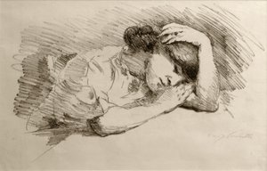 Durmiente de Lovis Corinth