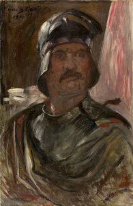 Autorretrato en armadura, 1911 de Lovis Corinth