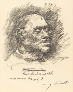 Máscara Mortuoria de Liebknecht de Lovis Corinth