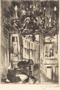 Bajo el candelabro de Lovis Corinth