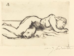 Desnudo femenino de Lovis Corinth