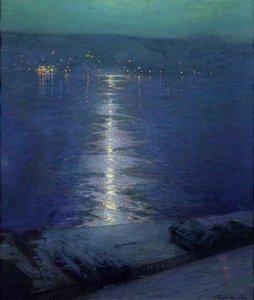 Luz de luna en el río, 1919