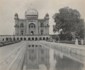 Tumba de Saftar Jung, Delhi, hacia 1890 (impresión en platino) de Ltd. Ceylon Plâté