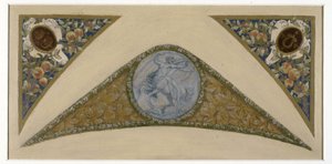 Boceto para la Escalera del Festival del Ayuntamiento de París: Sagittaire, entre 1888 y 1898 (óleo) de Luc Oliver Merson