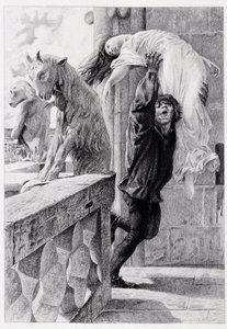 Quasimodo salva a Esmeralda - en 