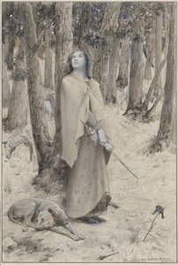 Juana de Arco Oyendo las Voces de Luc Olivier Merson