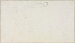 Sketch of a Sphinx [?] (verso) de Luc Olivier Merson
