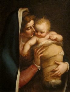 Virgen con el Niño de Luca Cambiaso