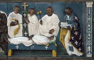 Enterrando a los muertos (detalle), 1526-28