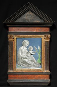Madonna y el Niño, c. 1460-1470 de Luca Della Robbia