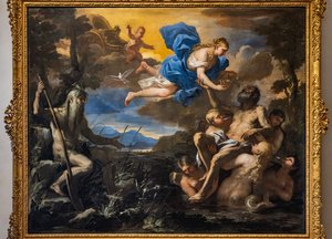 Eneas hecho inmortal por Venus, segunda mitad del siglo XVII (óleo sobre lienzo) de Luca Giordano