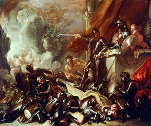 Alegoría de la guerra, de Luca Giordano (1634-1705), óleo sobre lienzo, 61x50 cm de Luca Giordano