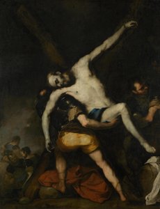 Descendimiento de la cruz de san Andrés de Luca Giordano
