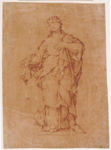 María Magdalena, después de la estatua de Algardi en S. Silvestro al Quirinale de Luca Giordano