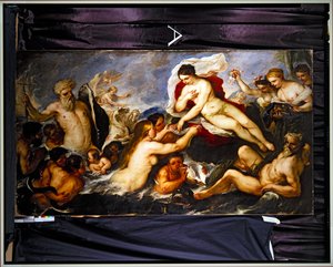 Neptuno y Anfitrite (óleo sobre lienzo)