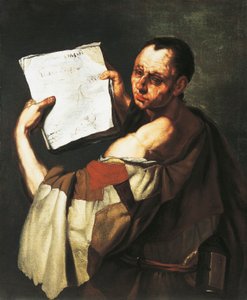 Filósofo o Santo de Luca Giordano
