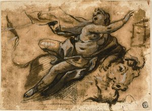 Violación de Europa de Luca Giordano
