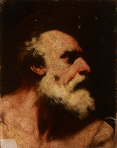 San Bartolomé (detalle de la pintura) de Luca Giordano