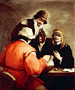 Escena de taberna de Luca Giordano