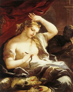 La muerte de Cleopatra de Luca Giordano