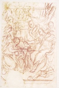 Volumnia y Veturia ante Coriolano de Luca Giordano